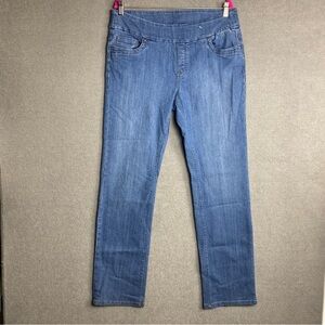 Bluberry denim Woman’s Straight Blue Stretch pull on jeans size 16